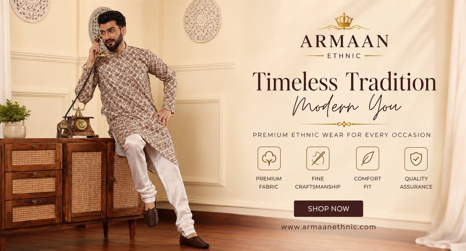 Armaan Ethnic Wear Eid campaign artwork